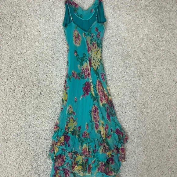 Vintage Silk Betsy Johnson Slip Dress Size 4 Fairy Romantic Coquette Flirty - Picture 4 of 6